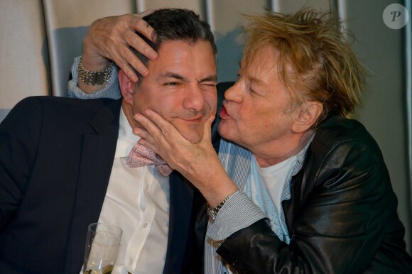 Helmut Berger tres "allume" lors d'une soiree clubbing au club Palffy a Vienne le 16/02/2013