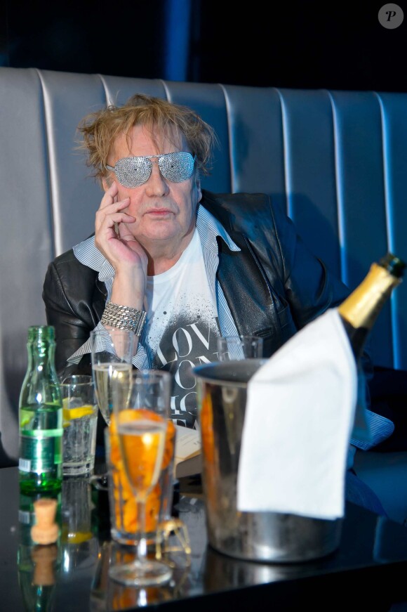 Helmut Berger tres "allume" lors d'une soiree clubbing au club Palffy a Vienne le 16/02/2013