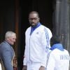 Teddy Riner lors des obsèques d'Alexis Vastine en l'église Saint-Ouen de Pont-Audemer le 25 mars 2015