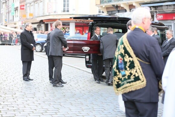 Les obsèques d'Alexis Vastine en l'église Saint-Ouen de Pont-Audemer le 25 mars 2015
