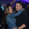 Exclusif - Mark Salling de Glee faisant la fête - en bonne compagnie - au Queen à Paris le 23mars 2015.