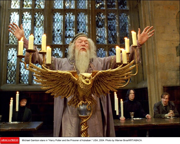 Michael Gambon dans Harry Potter and the Prisoner of Azkaban en 2004.