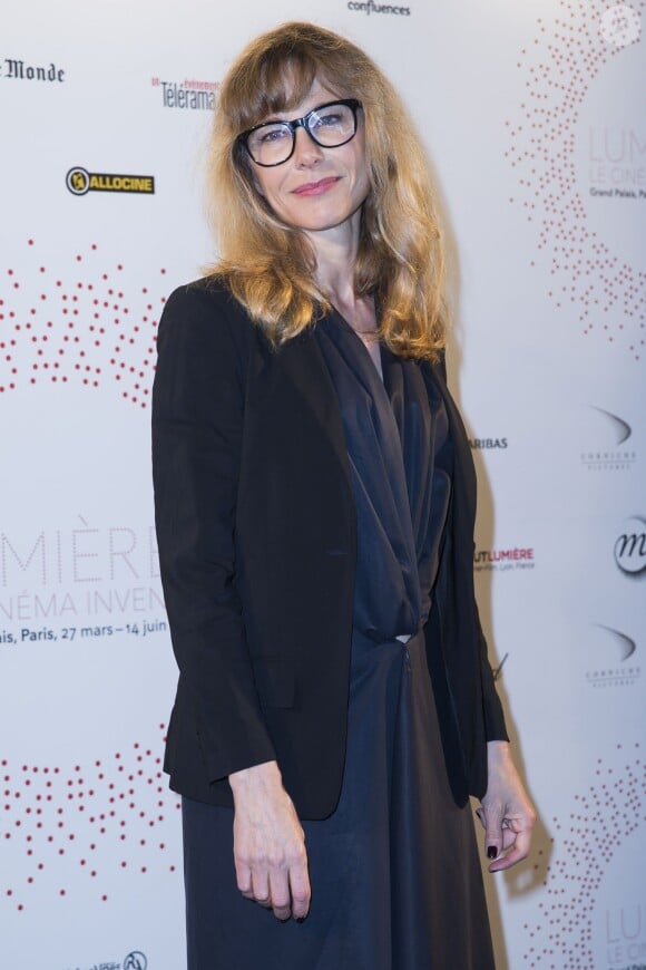 Pascale Arbillot - Inauguration de l'exposition "Lumière! Le cinéma inventé!" au Grand Palais à Paris, le 26 mars 2015.