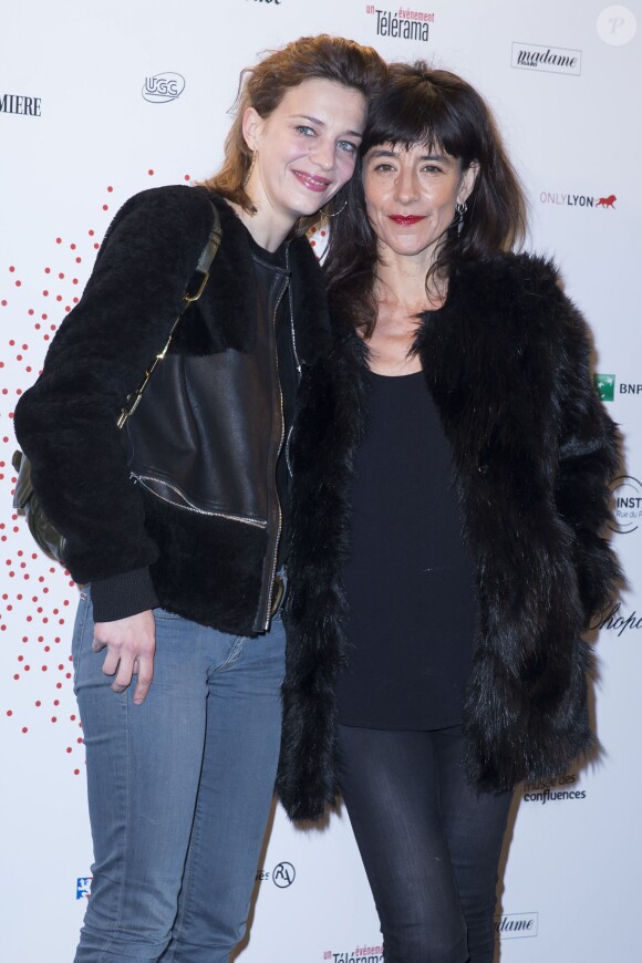 Céline Sallette et Romane Bohringer - Inauguration de l'exposition "Lumière! Le cinéma inventé!" au Grand Palais à Paris, le 26 mars 2015.