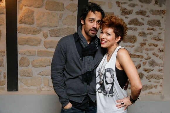 Exclusif - Olivier Benard et Ysa Ferrer - Cocktail suite à la générale de la pièce "Revenir un jour (remix)" aux Feux de la rampe à Paris le 26 mars 2015.