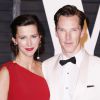 Benedict Cumberbatch et Sophie Hunter à la soirée Vainty Fair après la cérémonie des Oscars, le 22 février 2015 à Los Angeles.