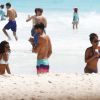 Exclusif - Karrueche Tran, Christina Milian et des amies profitent d'un après-midi ensoleillé sur une plage de Cancún. Le 18 mars 2015.