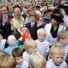 Le prince Alexander de Schaumburg-Lippe et sa compagne Nadja-Anna lors de leur mariage civil à Bückeburg, en Allemagne, le 28 juin 2007. Le couple a annoncé sa séparation en mars 2015.