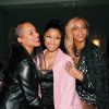 Nicki Minaj avec ses copines Alicia Keys et Beyoncé lors du lancement de Tidall, le 30 mars 2015 à New York