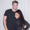 Nicki Minaj, sa ''photo de mariage'' avec Louis Spencer, comte d'Althorp, 21 ans, fils de Charles Spencer et neveu de Lady Di, en coulisses de son concert à Londres le 28 mars 2015.