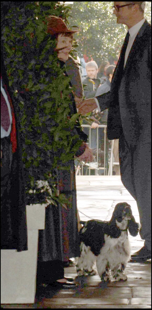 Sheila Farebrother au mariage civil de son fils Elton John avec Daivd Furnish, le 21 décembre 2005 au Guildhall, Windsor