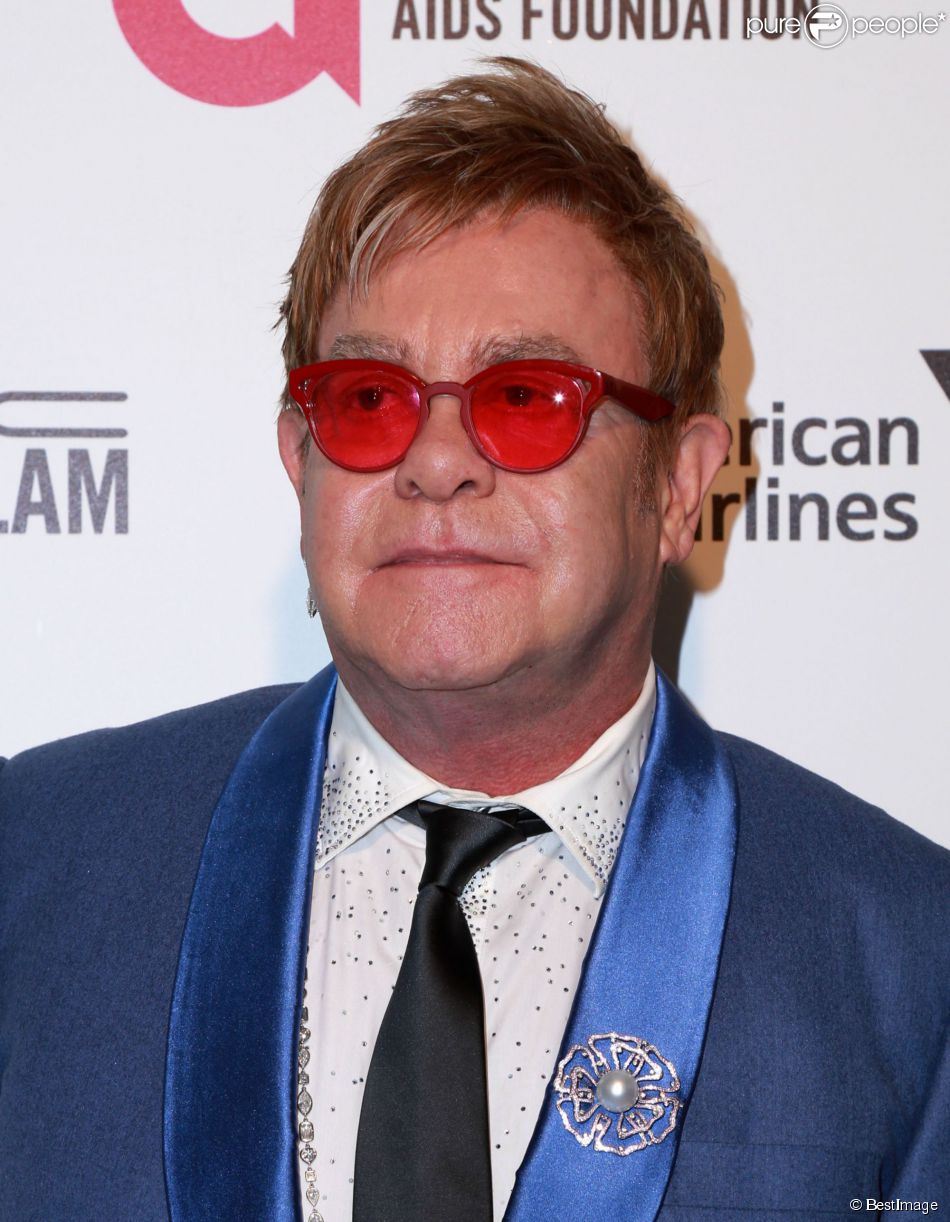  Elton John, lors de la soir&amp;eacute;e &quot;Elton John AIDS Foundation Oscar Party&quot; &amp;agrave; West Hollywood, le 22 f&amp;eacute;vrier 2015 