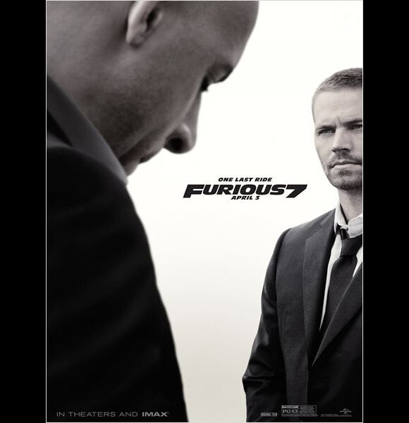 Affiche de Fast & Furious 7.