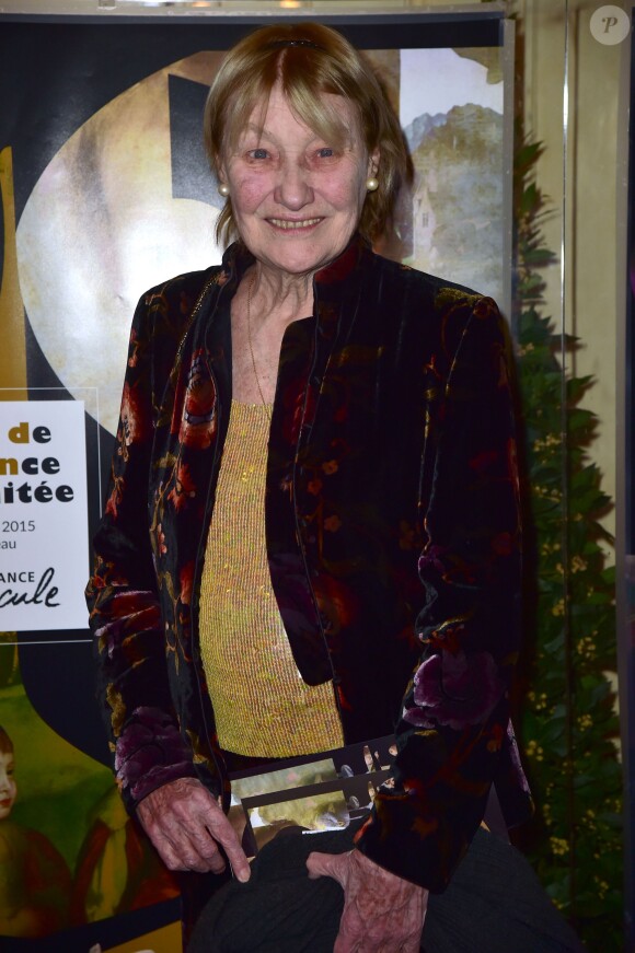 Marisa Borini (Bruni Tedeschi) - Gala de l'enfance maltraitée à la Salle Gaveau à Paris le 9 mars 2015.
