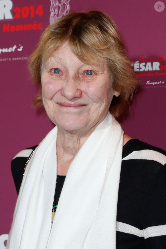 Marisa Borini au déjeuner des César à PAris, le 8 février 2014.