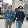 Peter Facinelli et Jaimie Alexander dans les rues de Soho, à New York, le 30 mars 2015