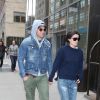 Les nouveaux fiancés Peter Facinelli et Jaimie Alexander dans les rues de Soho, à New York, le 30 mars 2015