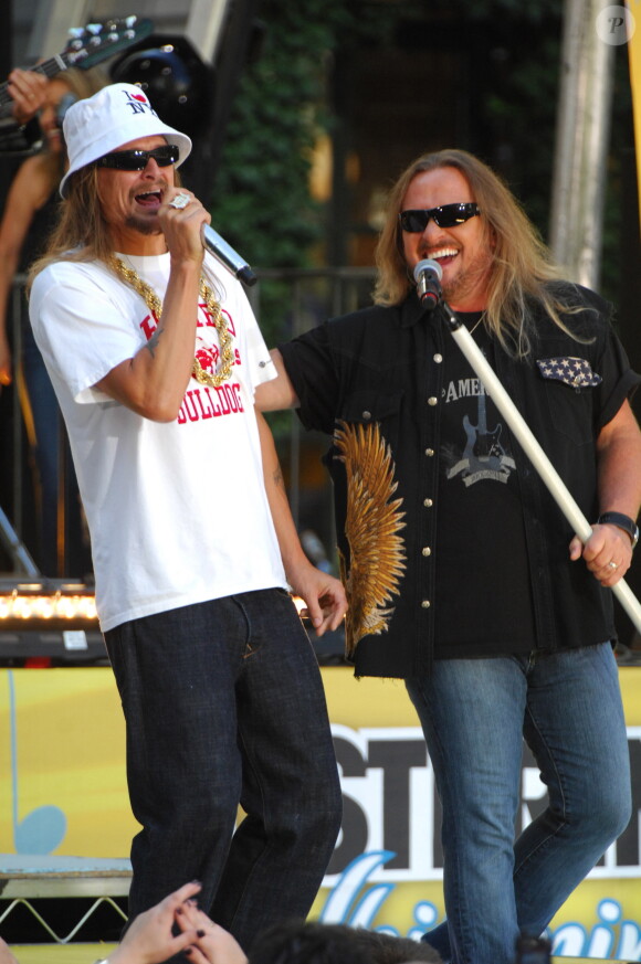 Kid Rock et Lynyrd Skynyrd à New York le 22 août 2008. 