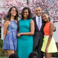 Malia et Sasha Obama : Deux jolies ados qui posent pour un portrait de famille