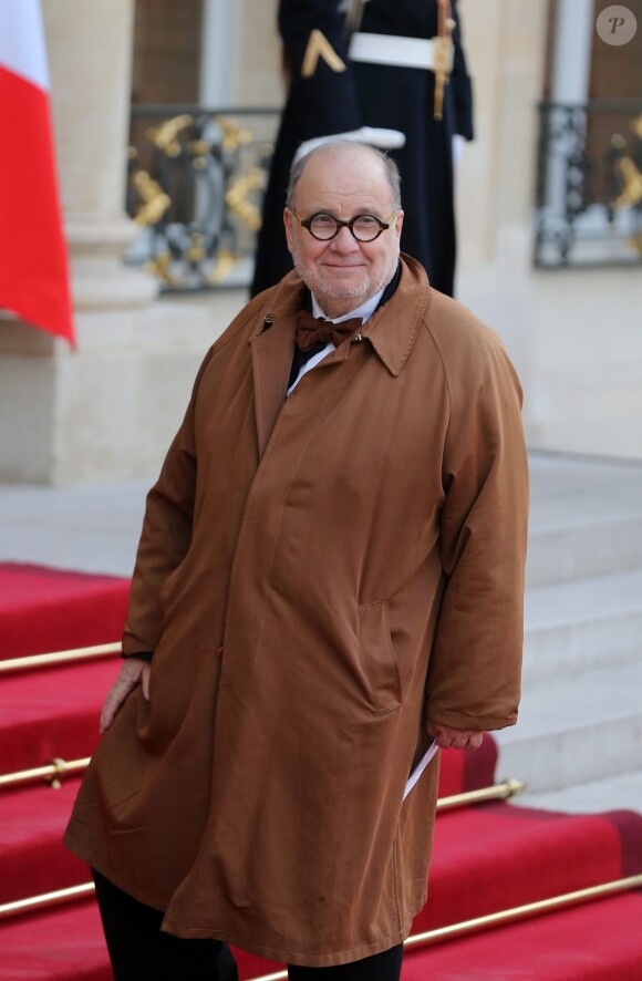 Serge Moati - Dîner d'Etat au Palais de l'Elysée en l'honneur du président tunisien Beji Caïd Essebsi à Paris le 7 avril 2015.