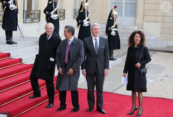 Frédéric Mitterrand - Dîner d'Etat au Palais de l'Elysée en l'honneur du président tunisien Beji Caïd Essebsi à Paris le 7 avril 2015.