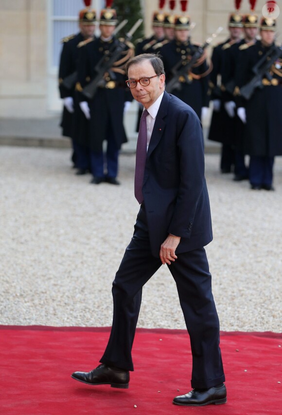 Louis Schweitzer - Dîner d'Etat au Palais de l'Elysée en l'honneur du président tunisien Beji Caïd Essebsi à Paris le 7 avril 2015.