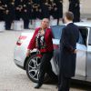 Christiane Taubira - Dîner d'Etat au Palais de l'Elysée en l'honneur du président tunisien Beji Caïd Essebsi à Paris le 7 avril 2015.