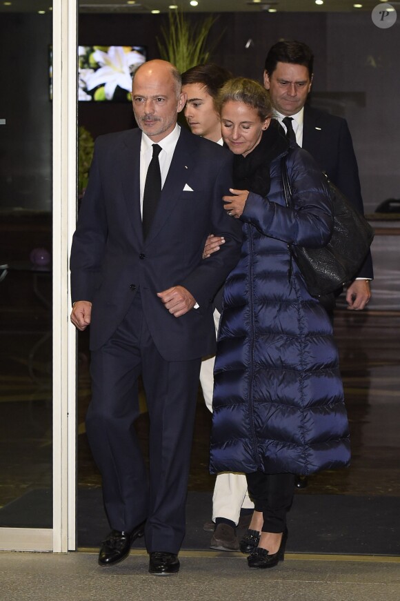 Le prince Kubrat, avec son épouse Carla, a dit adieu à son frère aîné le prince Kardam, mort le 7 avril 2015 à l'hôpital universitaire Sanchinarro à Madrid.
