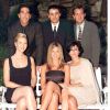 David Schwimmer, Matt Leblanc, Matthew Perry, Lisa Kudrow, Jennifer Aniston et Courteney Cox à Beverly Hills en 1997