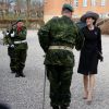 La princesse Mary de Danemark commémorait le 9 avril 2015 à Aabenraa, dans le sud du pays, les 75 ans de l'occupation allemande lors de la Seconde Guerre mondiale.