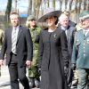 La princesse Mary de Danemark commémorait le 9 avril 2015 à Aabenraa, dans le sud du pays, les 75 ans de l'occupation allemande lors de la Seconde Guerre mondiale.
