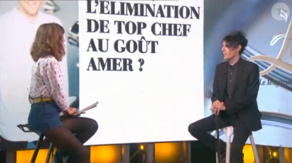 Daphné Bürki et Olivier Streiff (Top Chef 2015), invité du Tube, le samedi 11 avril 2015.