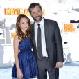 Judd Apatow et sa fille Iris lors des MTV Movie Awards &agrave; Los Angeles le 12 avril 2015 
