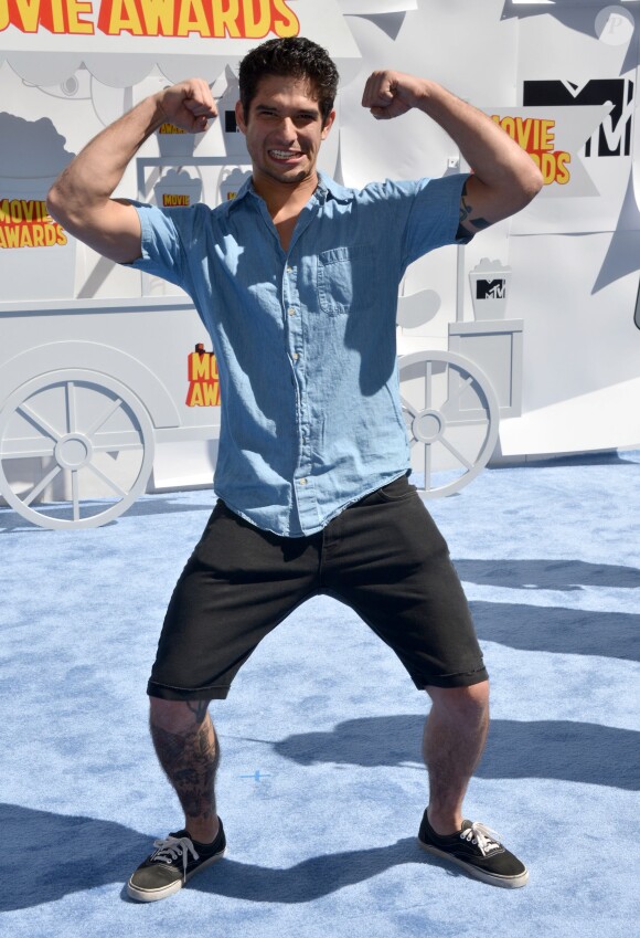 Tyler Posey lors des MTV Movie Awards à Los Angeles le 12 avril 2015