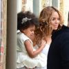 Solange Knowles et Alan Ferguson ont choisi de prendre des vélos à la place d'une limousine afin de rejoindre leurs invités, parmi lesquels se trouvent Beyoncé, son mari Jay-Z et leur fille Blue Ivy après leur mariage à la Nouvelle-Orléans, le 16 novembre 2014. 