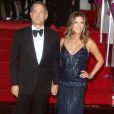  Tom Hanks et sa femme Rita Wilson aux Golden Globe Awards 2014. 