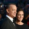 Tom Hanks et sa femme Rita Wilson à Londres, le 9 octobre 2013. 