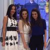 Emilie Nef Naf et Sidonie Biemont font du shopping ensemble à Milan. Avril 2015.