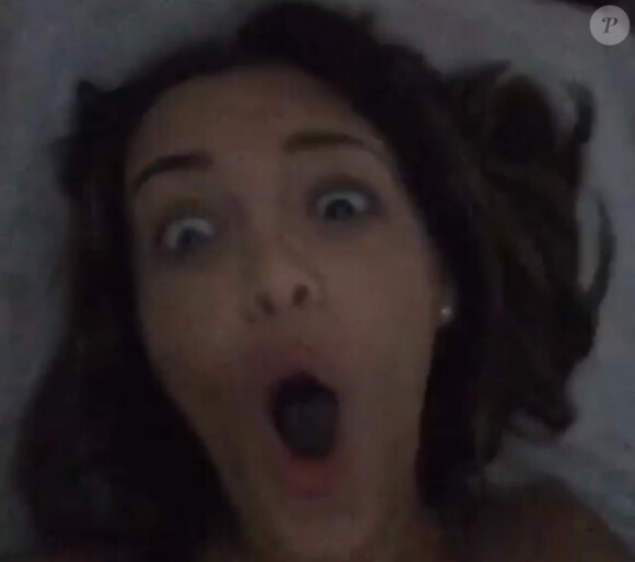 Nabilla, complètement déjantée dans une vidéo Instagram postée le mercredi 15 avril 2015.