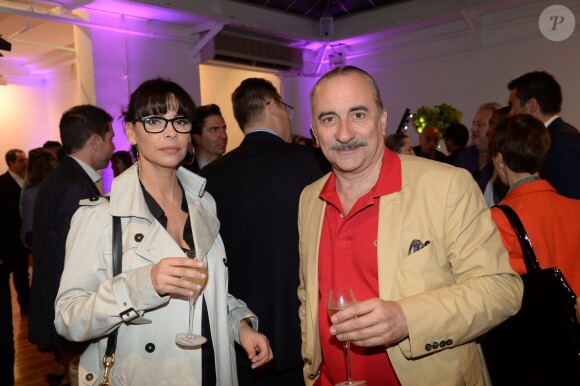 Mathilda May et Antoine Duléry lors de la soirée Nicolas Feuillatte à l'Atelier Richelieu à Paris, le 15 avril 2015