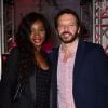 Samuel Le Bihan et sa compagne Daniela - Soirée des 10 ans de la marque Vicomte A. à Paris le 10 avril 2015.