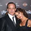 Clark Gregg et Jennifer Grey à l'avant-première d'Avengers à Los Angeles le 11 avril 2012