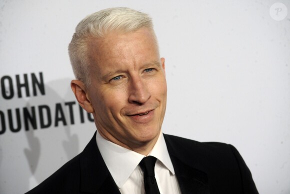 Anderson Cooper - Soirée Elton John AIDS Foundation à New York le 28 octobre 2014