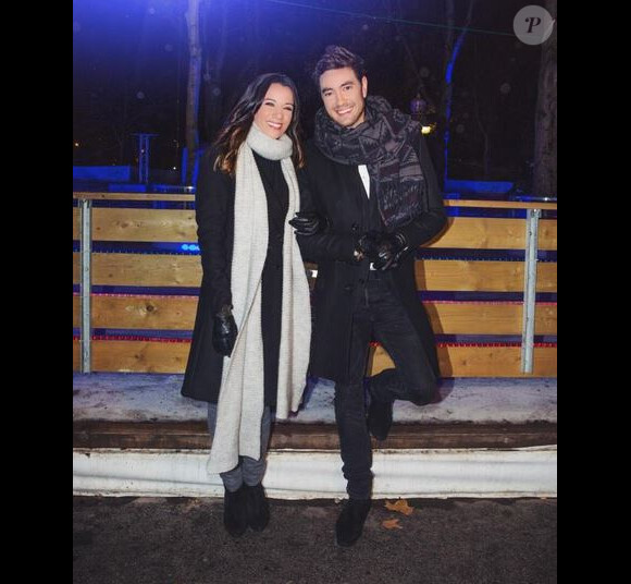 Adrien Rohard et Anne-Gaelle Riccio le 24 décembre 2014