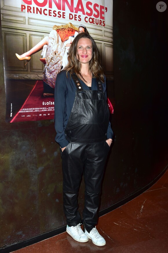 Camille Cottin enceinte - Avant-première du film "Connasse, Princesse des coeurs" au cinéma Elysées Biarritz à Paris, le 23 avril 2015.