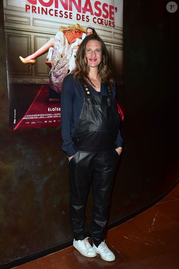 Camille Cottin enceinte - Avant-première du film "Connasse, Princesse des coeurs" au cinéma Elysées Biarritz à Paris, le 23 avril 2015.