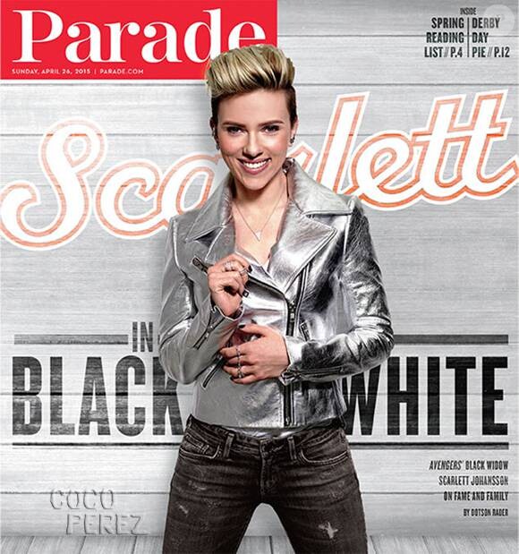 Couverture de Scarlett Johansson pour le magazine Parade.