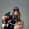 Alessandra Ambrosio pose pour la nouvelle campagne de la marque Dafiti à Sao Paulo, le 26 avril 2015.