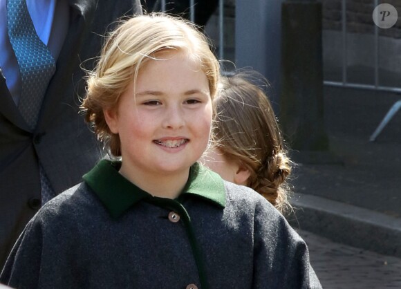 La princesse héritière Catharina-Amalia lors des célébrations de la Fête du Roi le 27 avril 2015 à Dordrecht pour les 48 ans de son père le roi Willem-Alexander des Pays-Bas.