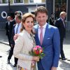 La princesse Anita et le prince Pieter-Christiaan lors des célébrations de la Fête du Roi le 27 avril 2015 à Dordrecht pour les 48 ans du roi Willem-Alexander des Pays-Bas.